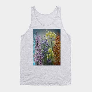 Multi colour flowers Tank Top